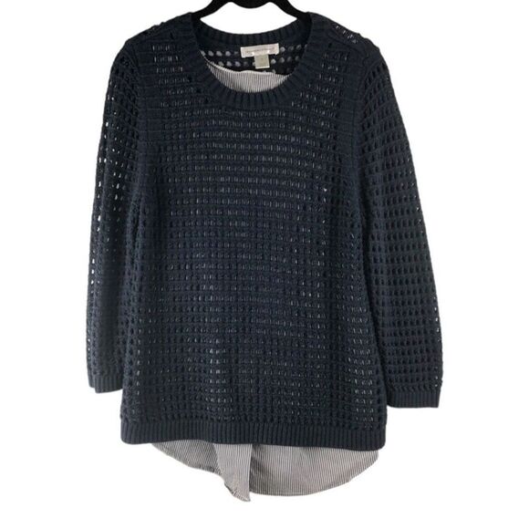 Christopher & Banks Blue Sweater Shirt size Medium - Picture 1 of 5